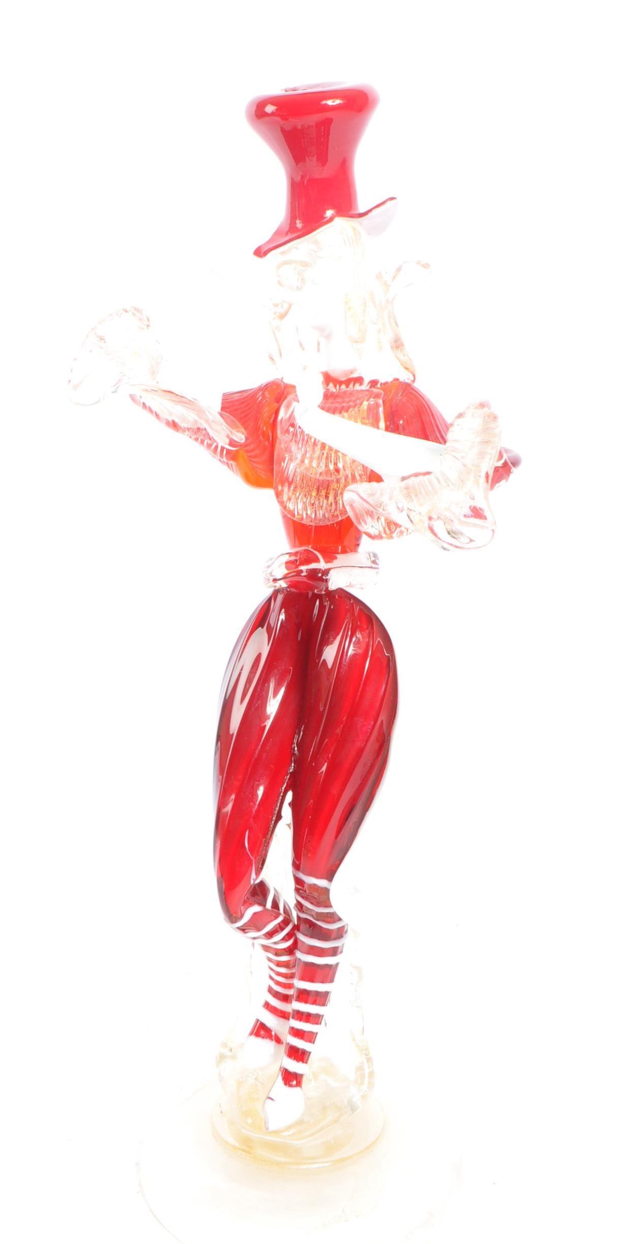 MURANO GLASS - TWO MID 20TH CENTURY PAIR OF GLASS DANCERS - Image 2 of 7