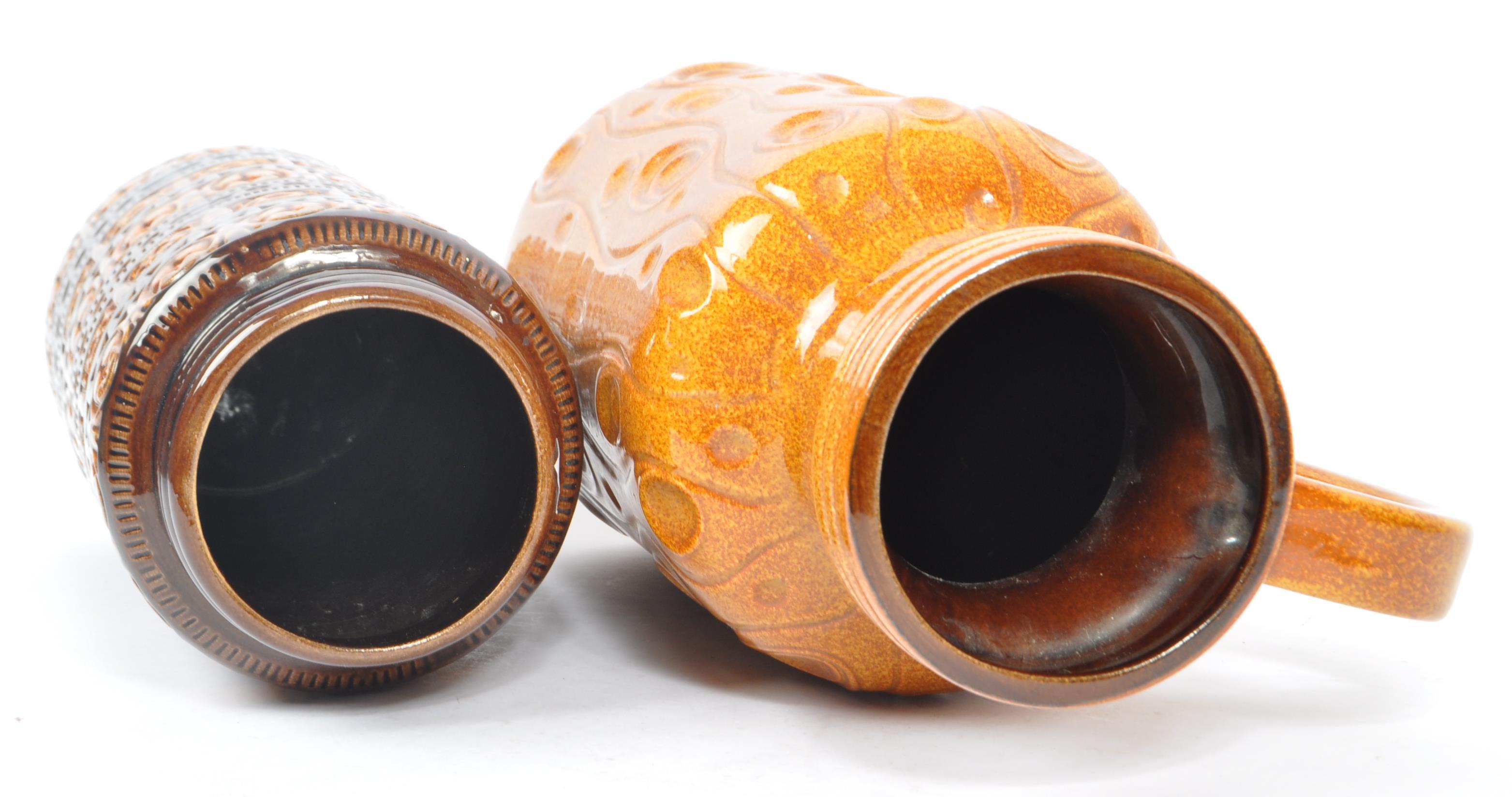 SCHEURICH - WEST GERMAN POTTERY - TWO MID CENTURY VASES - Image 5 of 6