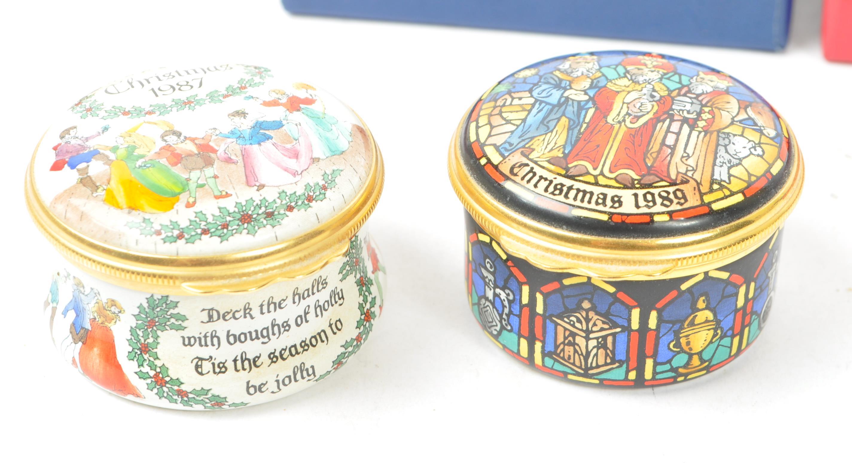 HALCYON DAYS ENAMELS - COLLECTION OF 1980S ENAMEL BOXES - Image 4 of 6