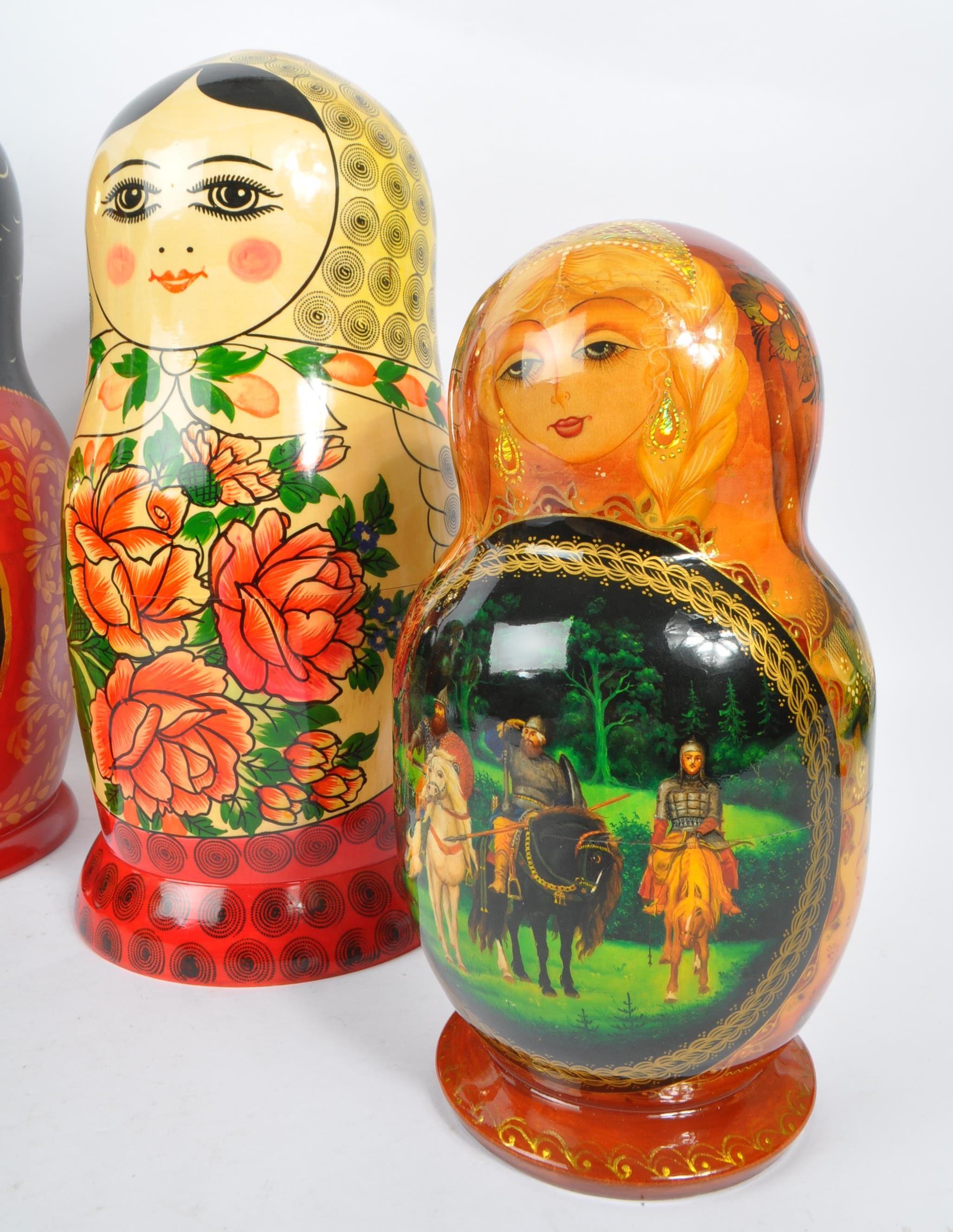 COLLECTION OF 20TH CENTURY USSR MATRYOSHKA RUSSIAN DOLLS - Image 5 of 9