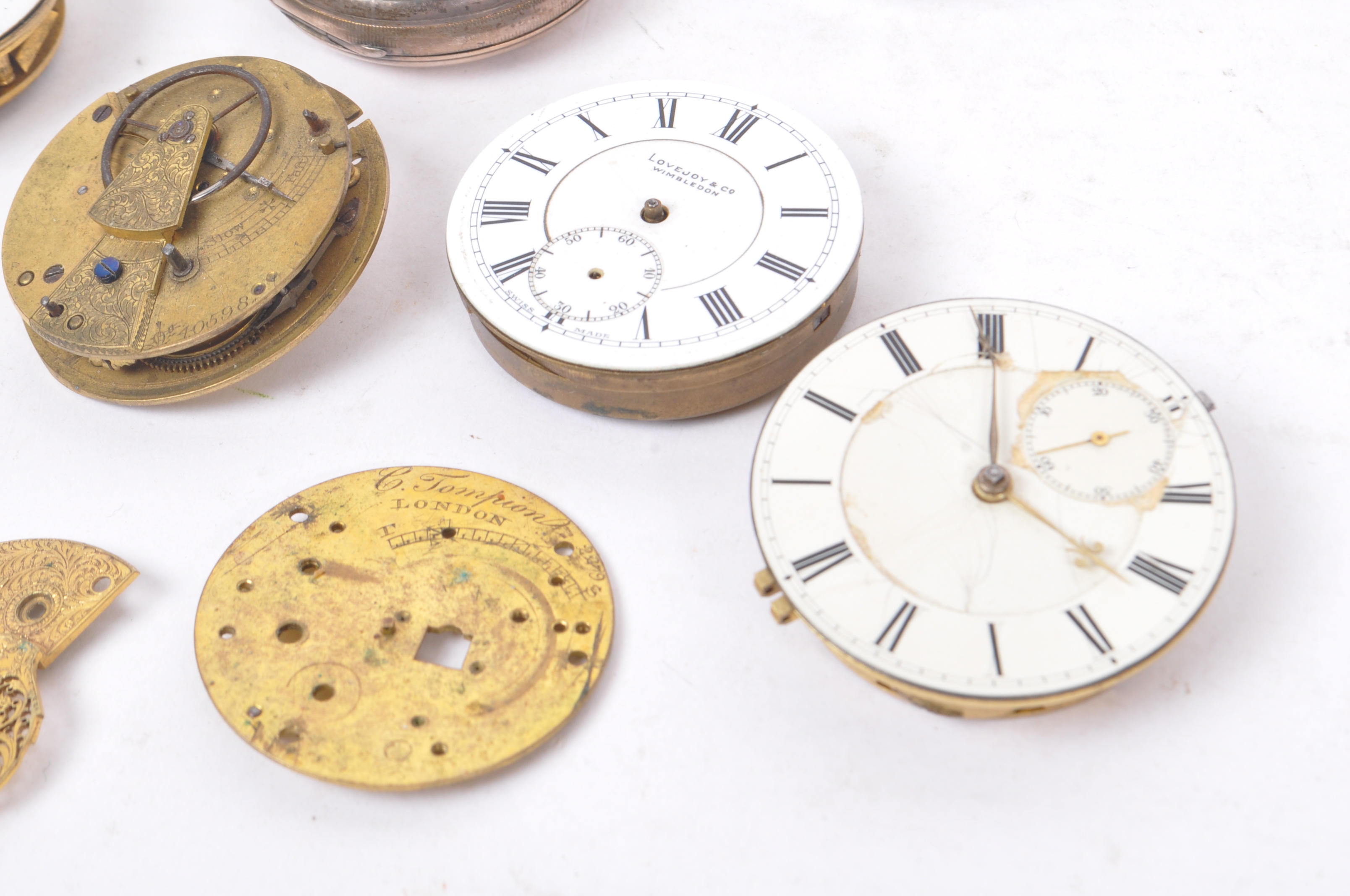 HOROLOGY INTEREST - COLLECTION OF CLOCK PARTS - Image 4 of 10