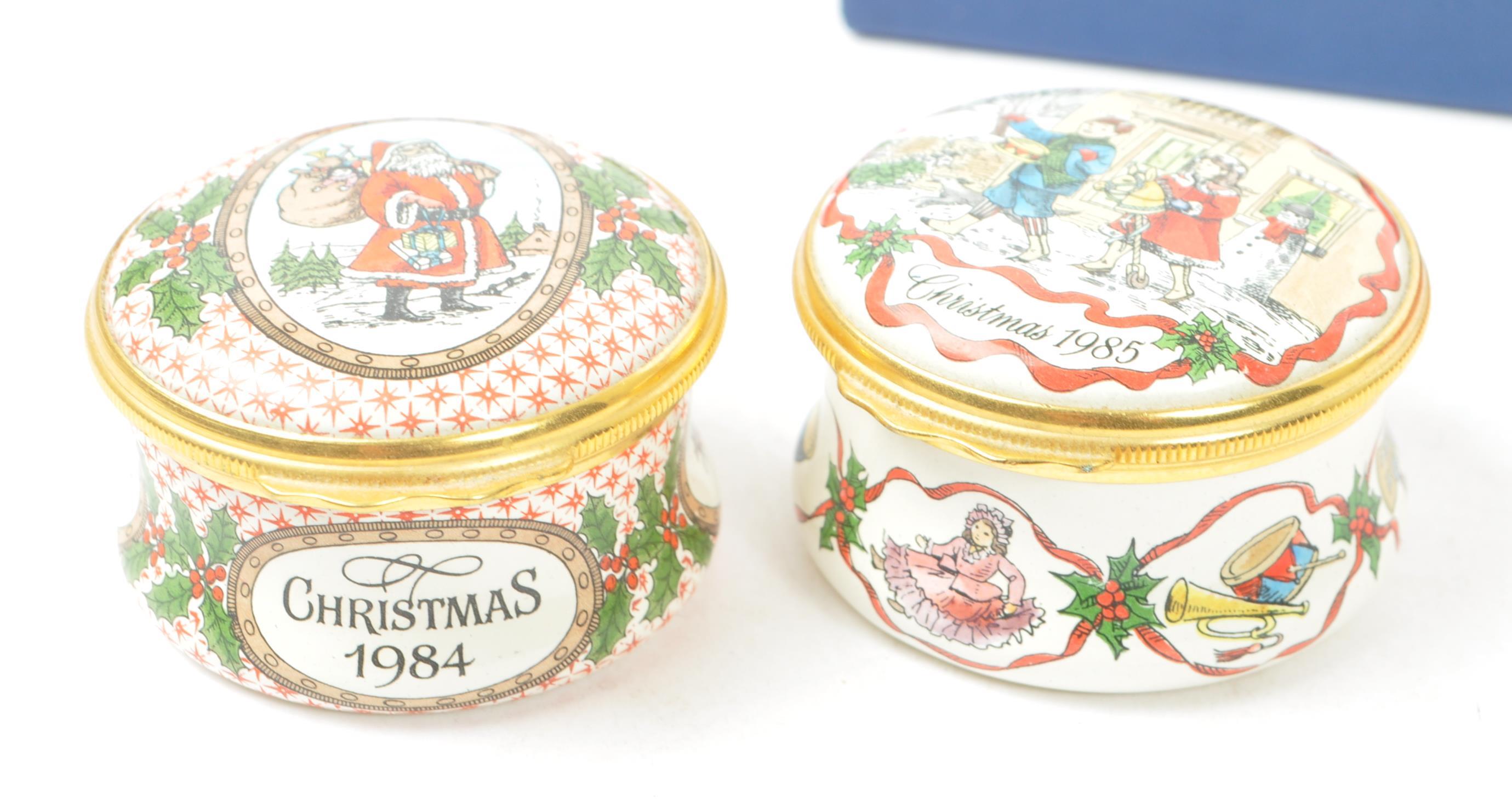 HALCYON DAYS ENAMELS - COLLECTION OF 1980S ENAMEL BOXES - Image 3 of 6