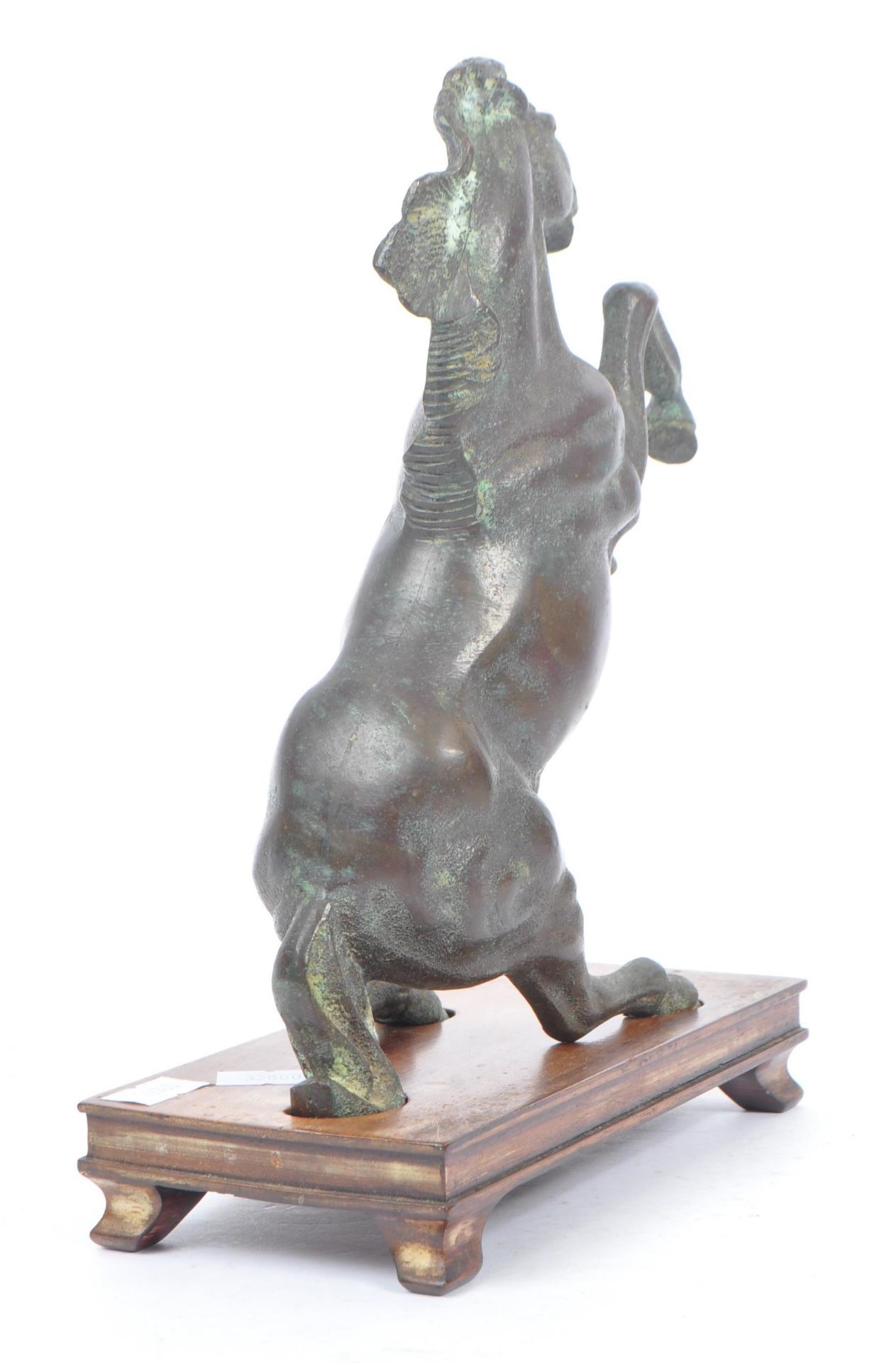 20TH CENTURY CHINESE BRONZE HORSE FIGURE - Image 2 of 5