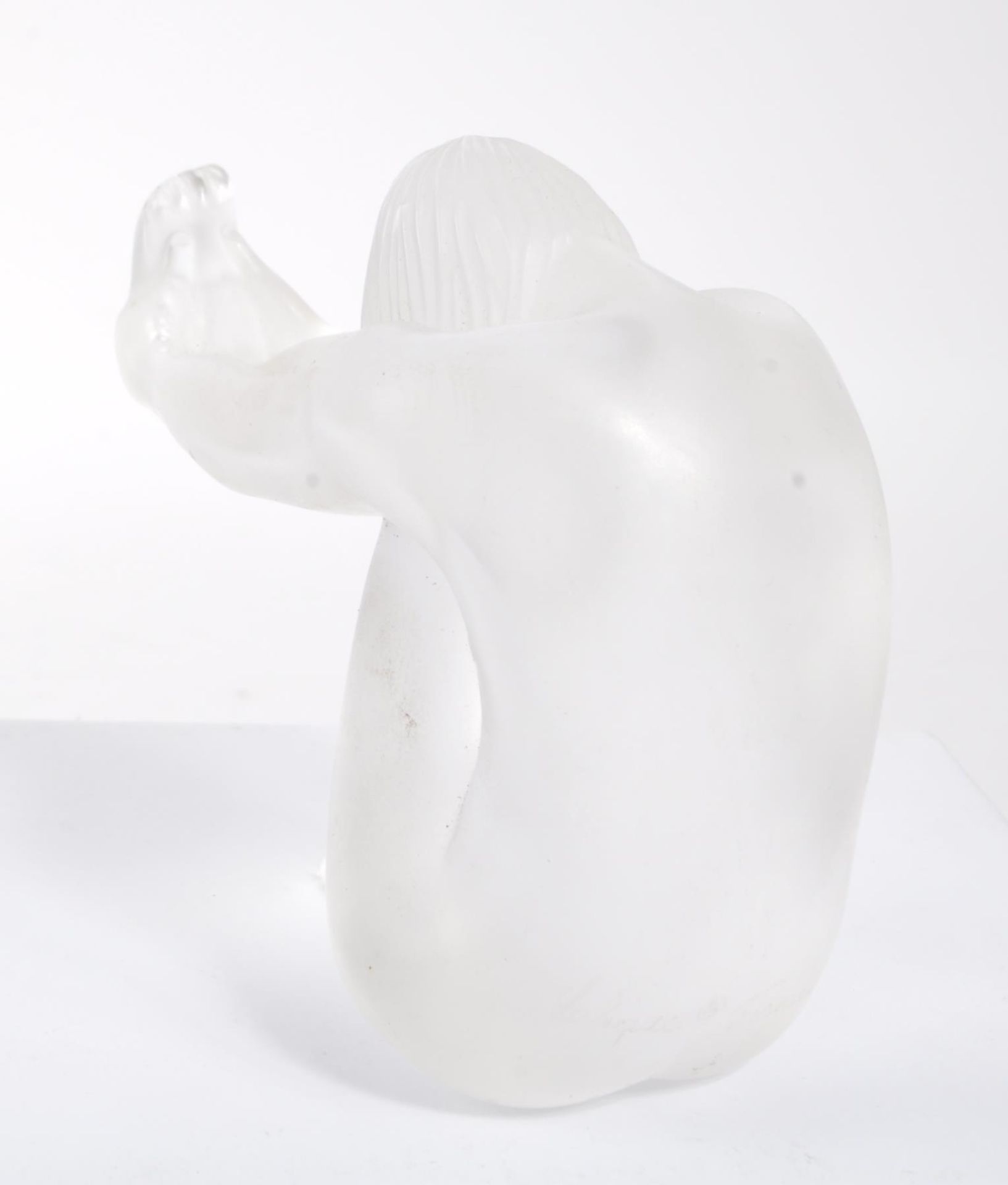 LALIQUE - STUDIO FROSTED ART GLASS OF NUDE FEMALE - Image 3 of 4