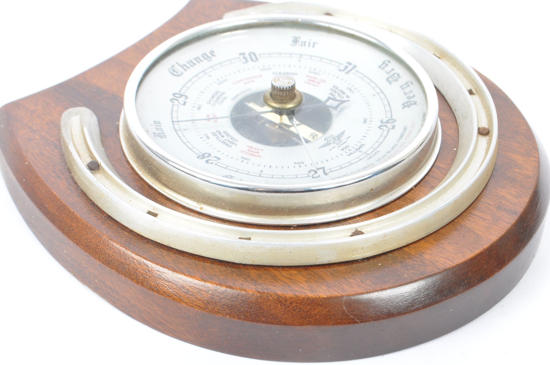 20TH CENTURY BAROMETER OF HORSESHOE SHAPE - Bild 5 aus 5