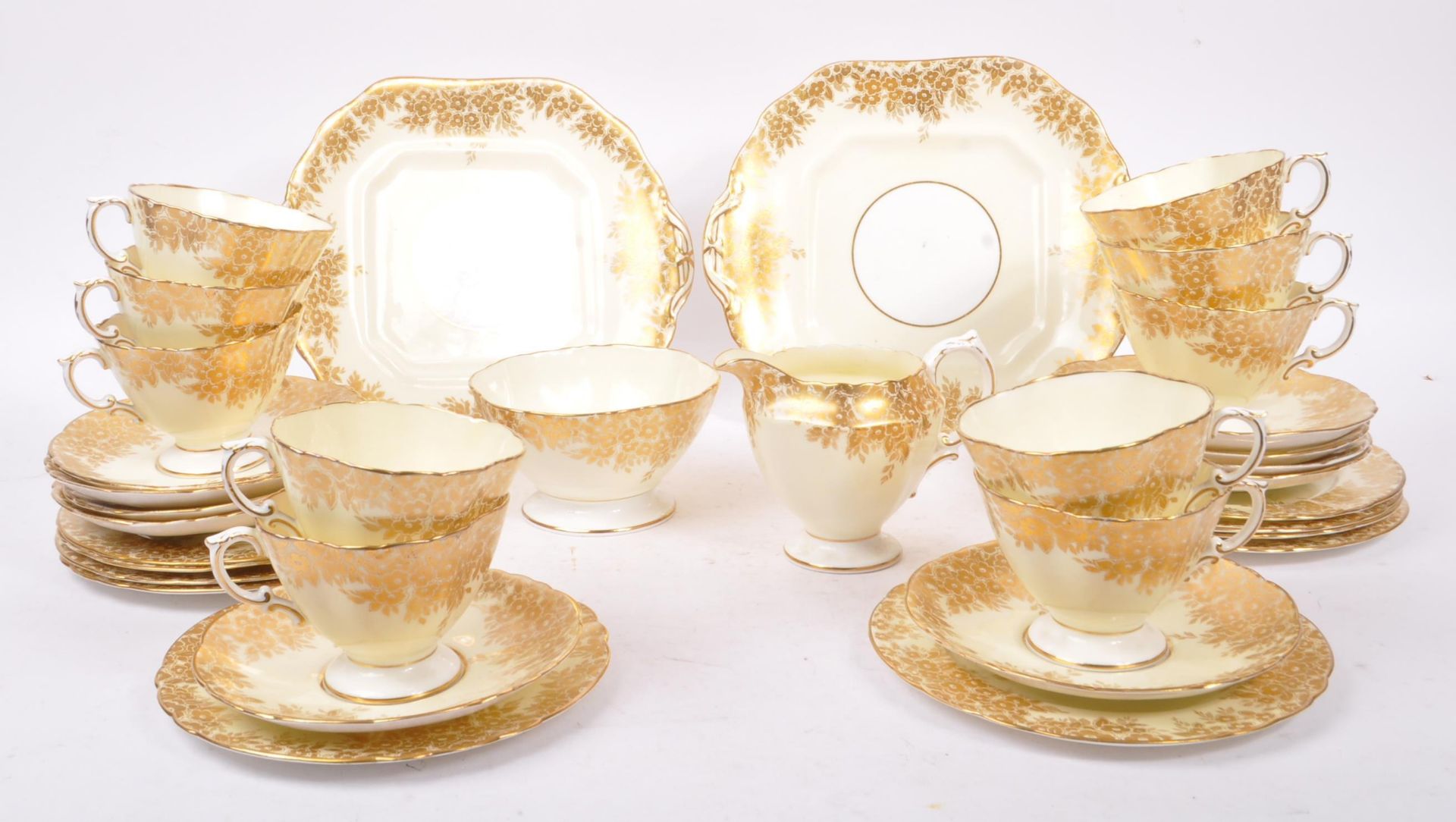 HAMMERSLEY & CO - 20TH CENTURY PORCELAIN TEA SERVICE