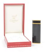 20TH CENTURY PARIS CARTIER BLACK LACQUER LIGHTER