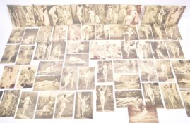 COLLECTION OF FRENCH EROTIC OUTDOOR NUDE POSTCARDS