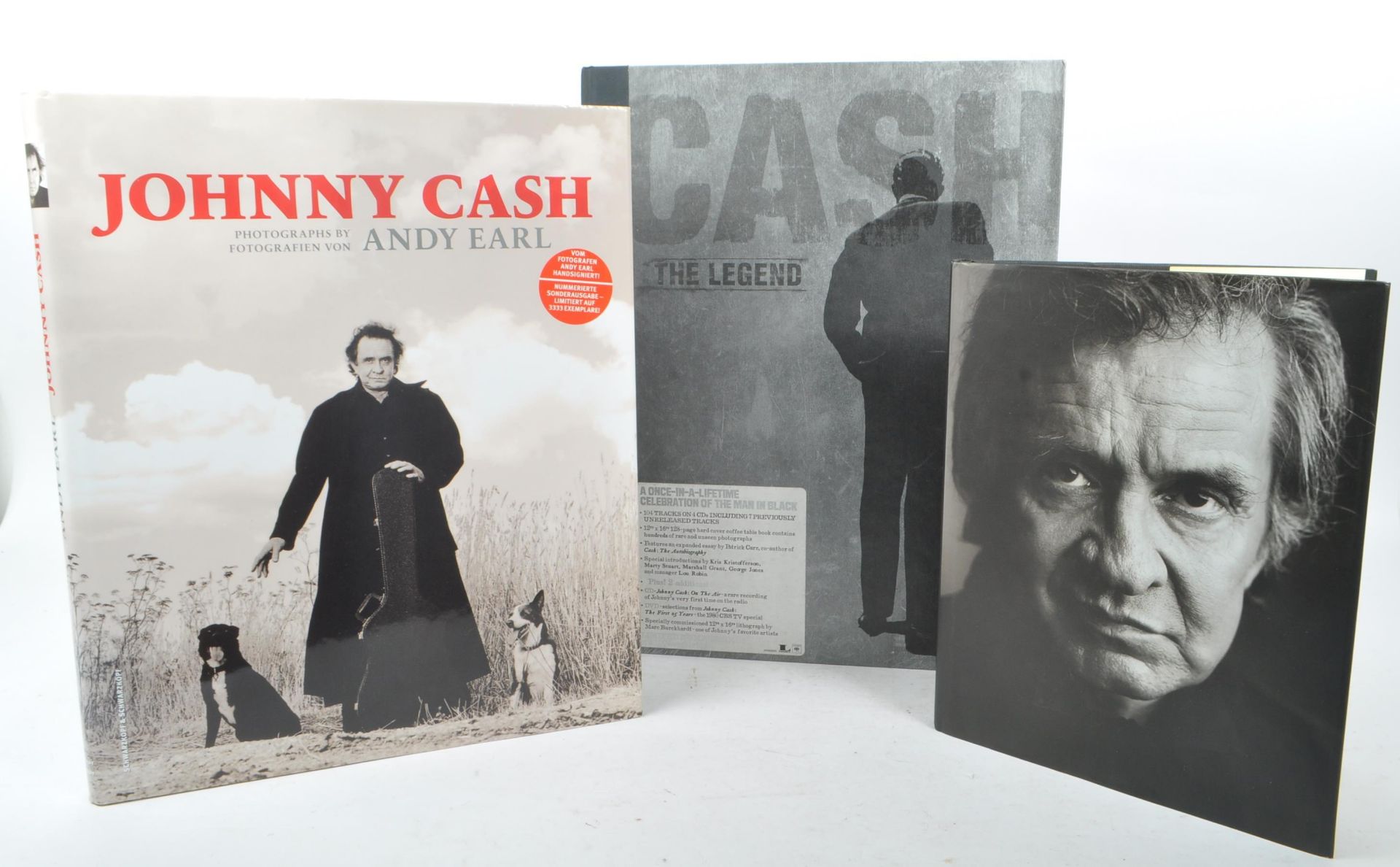 JOHNNY CASH - A COLLECTION OF MUSIC REFERENCE BOOKS