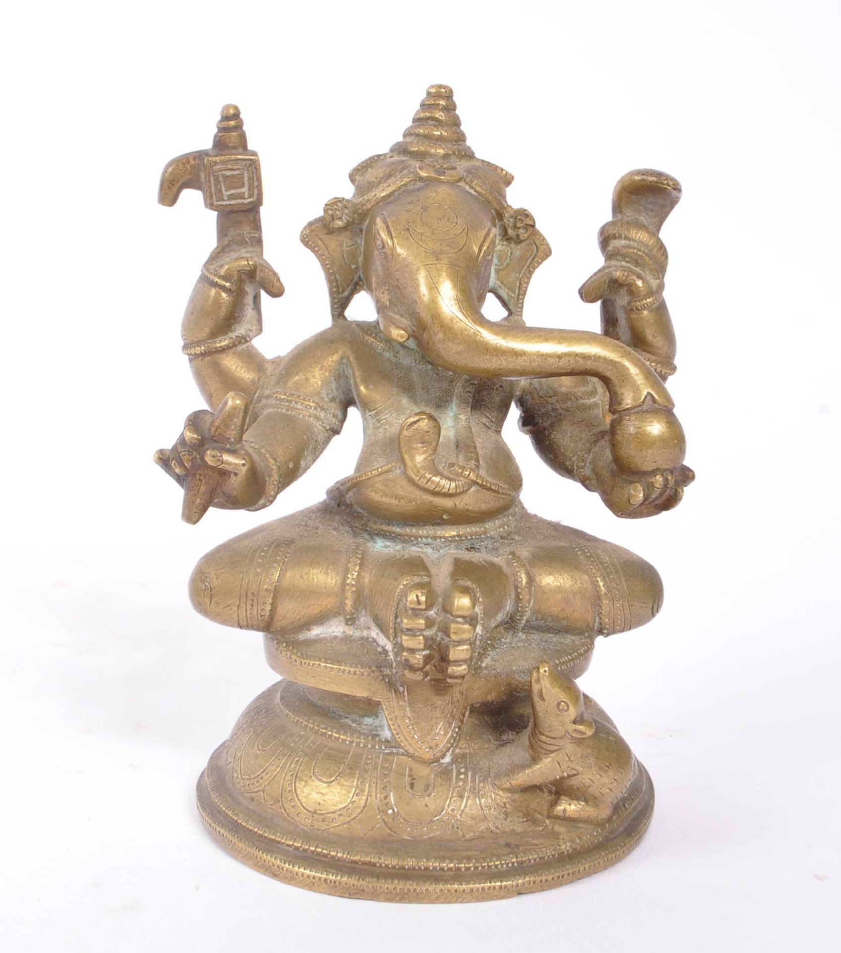 EARLY 20TH CENTURY GANESHA HINDU GOD IN BRONZE CONSTRUCTION