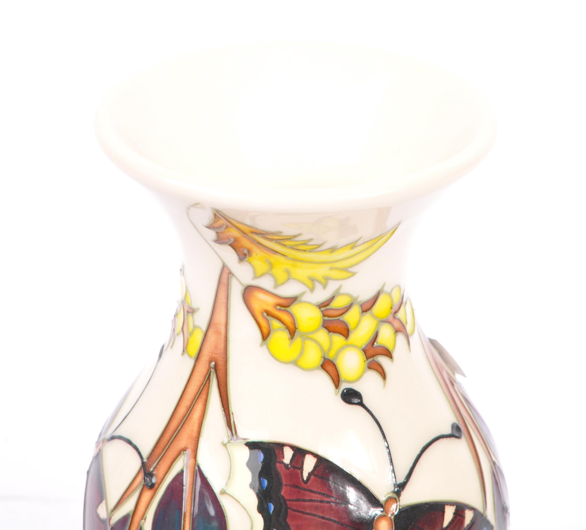 MOORCROFT POTTERY - CAMBERWELL BEAUTY VASE - Image 5 of 7