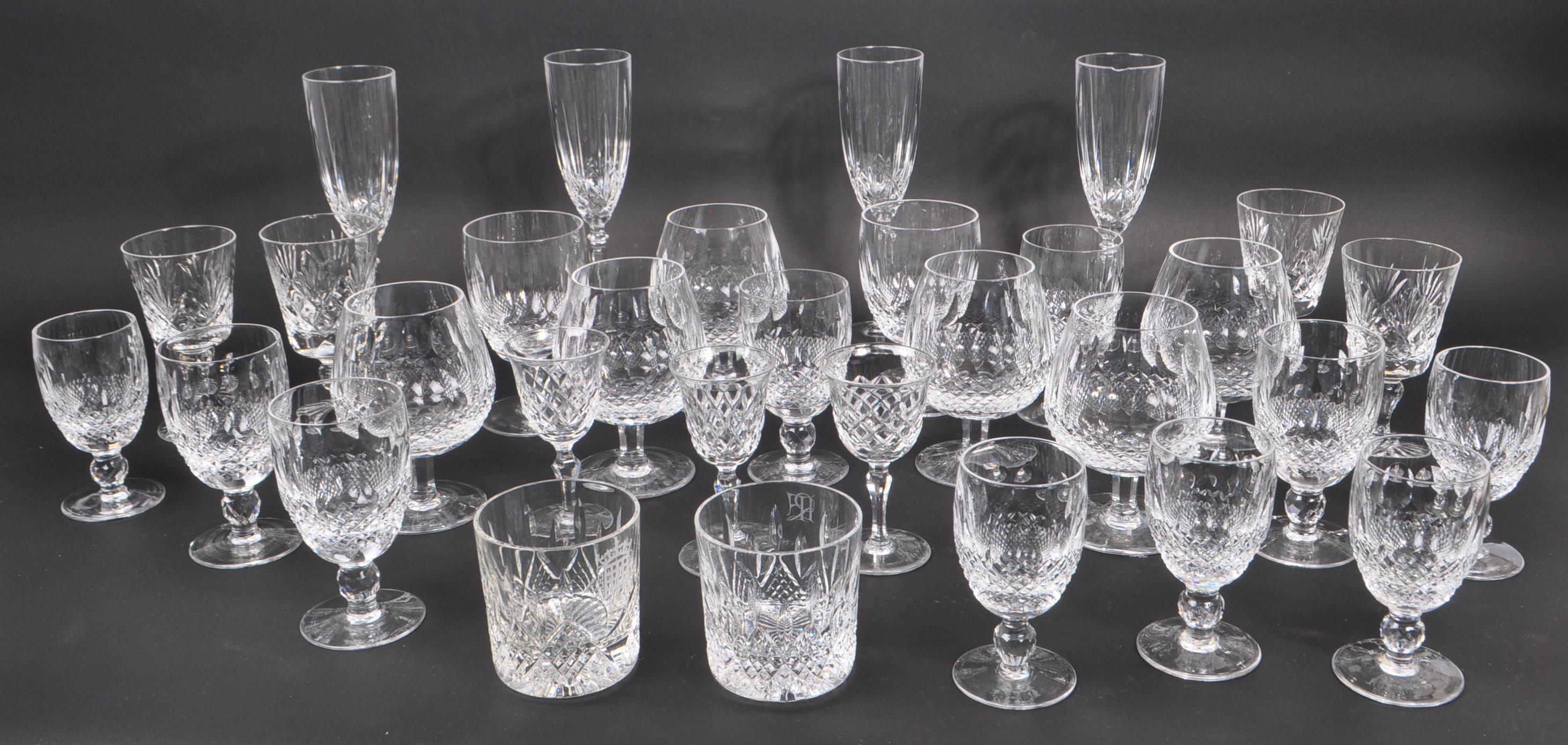WATERFORD CRYSTAL - COLLECTION OF IRISH DRINKING GLASSES