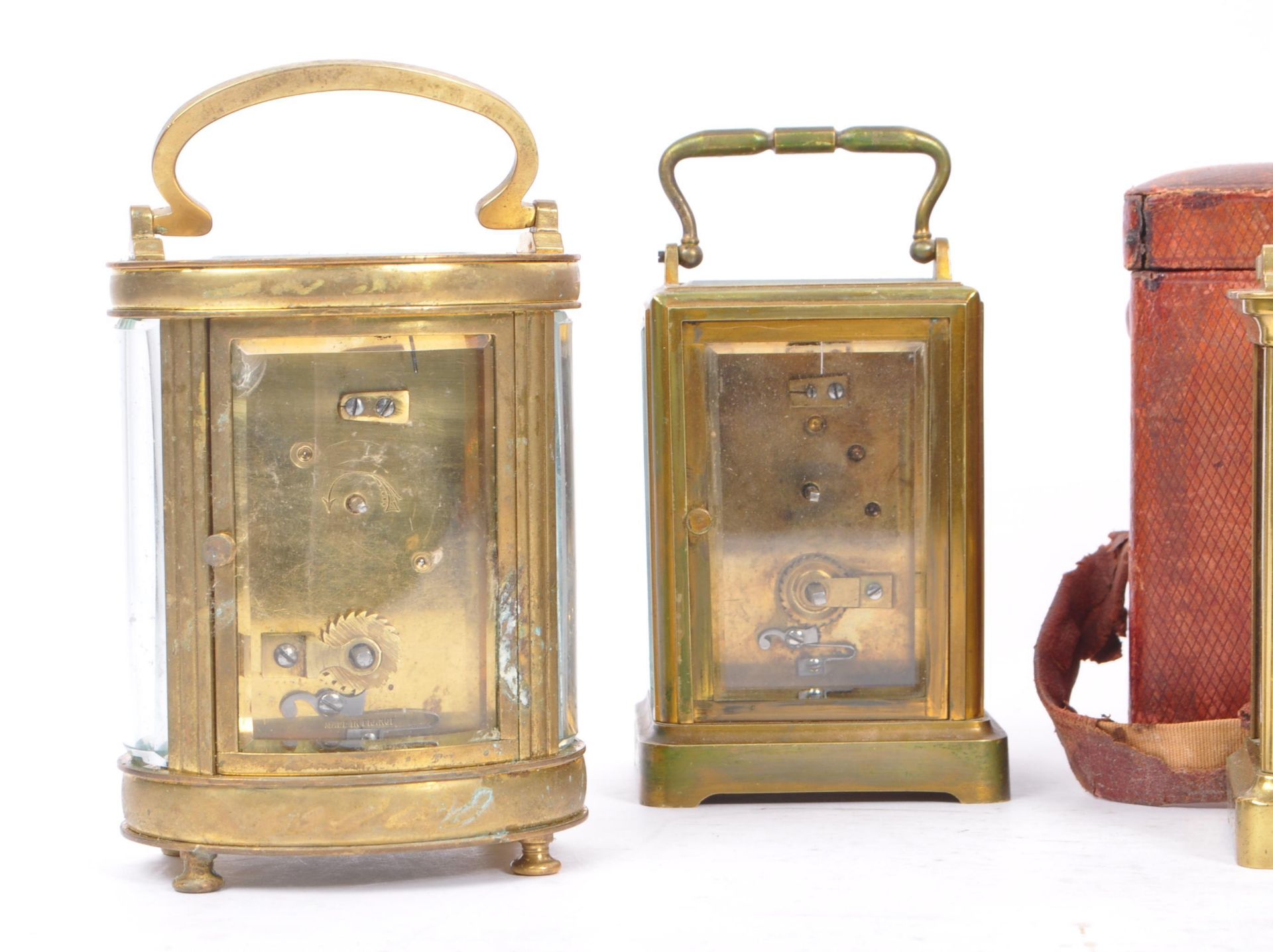 COLLECTION OF FRENCH AND ENGLISH CARRIAGE CLOCKS - Image 5 of 7