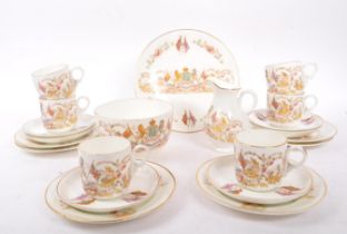 COLLECTION OF BONE CHINA - CORONATION OF EDWARD VII