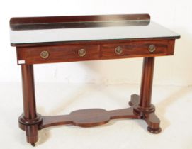 GEORGE III MAHOGANY WRITING TABLE