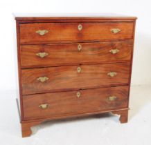 GEORGE III MAHOGANY CHEST OF DRAWERS