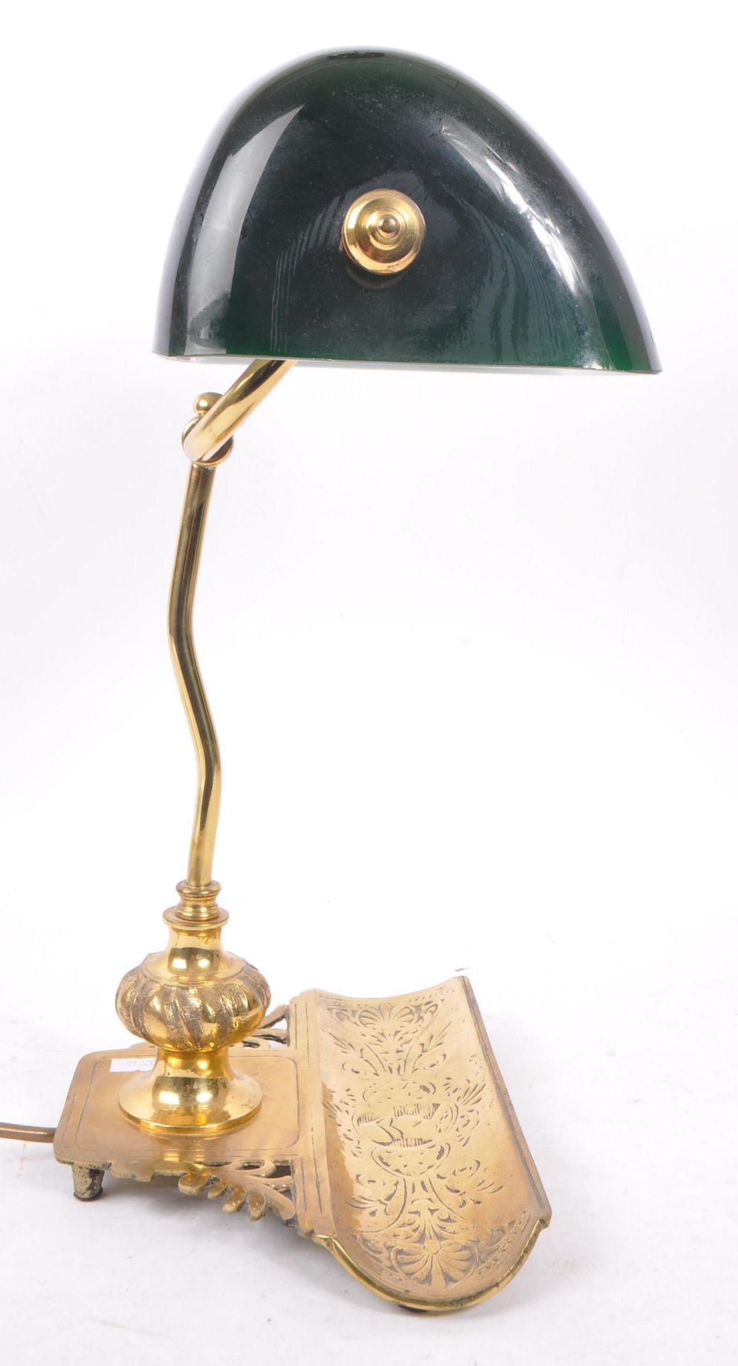 20TH CENTURY DESKTOP BANKERS LIGHT WITH GREEN SHADE - Image 2 of 6