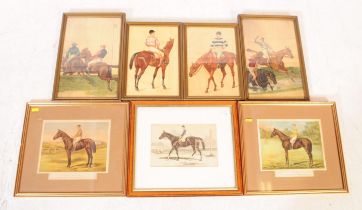 EQUESTRIAN INTEREST - COLLECTION OF RACE HORSE PRINTS