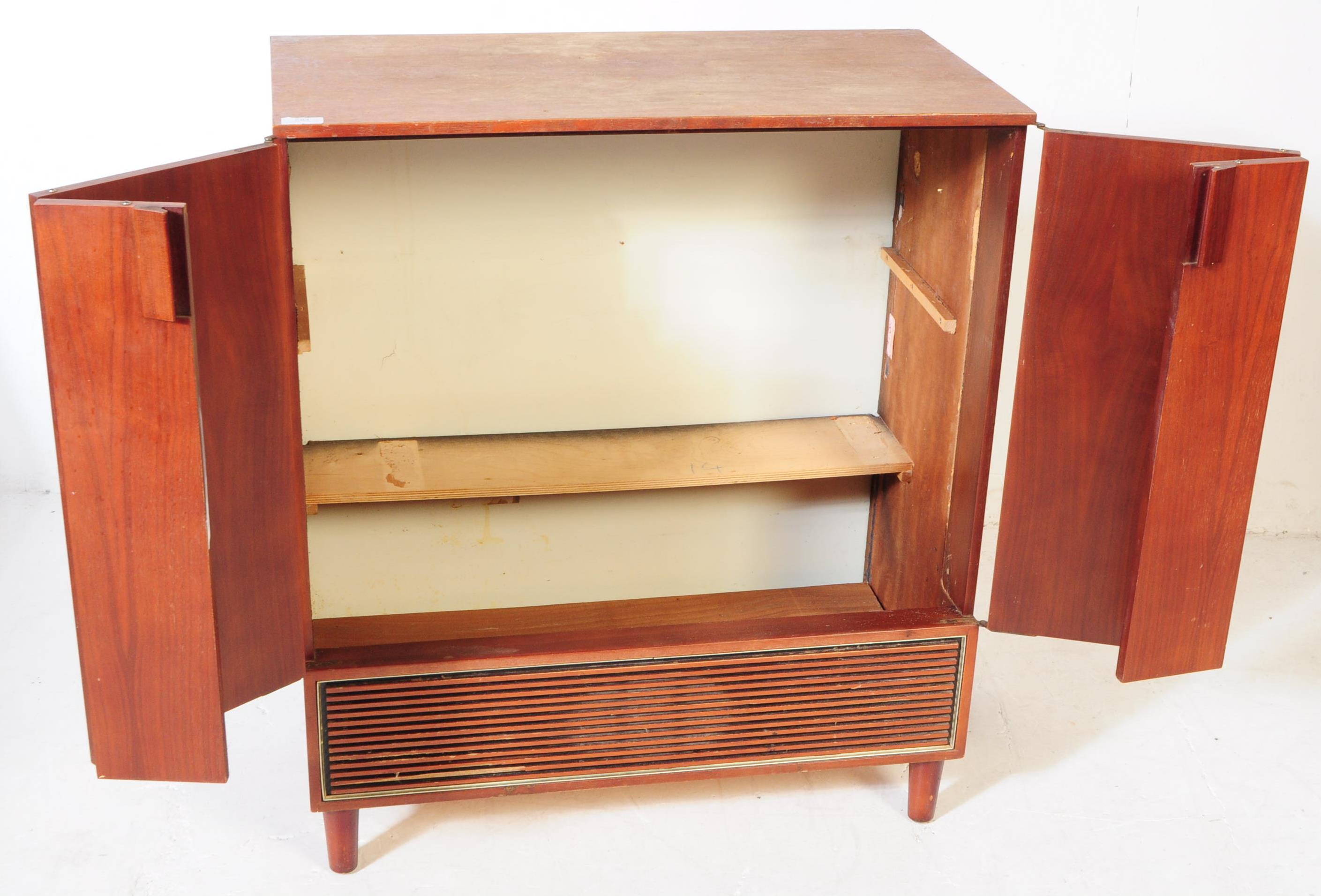 BRITISH MODERN DESIGN - MID CENTURY HIFI CABINET - Image 3 of 5