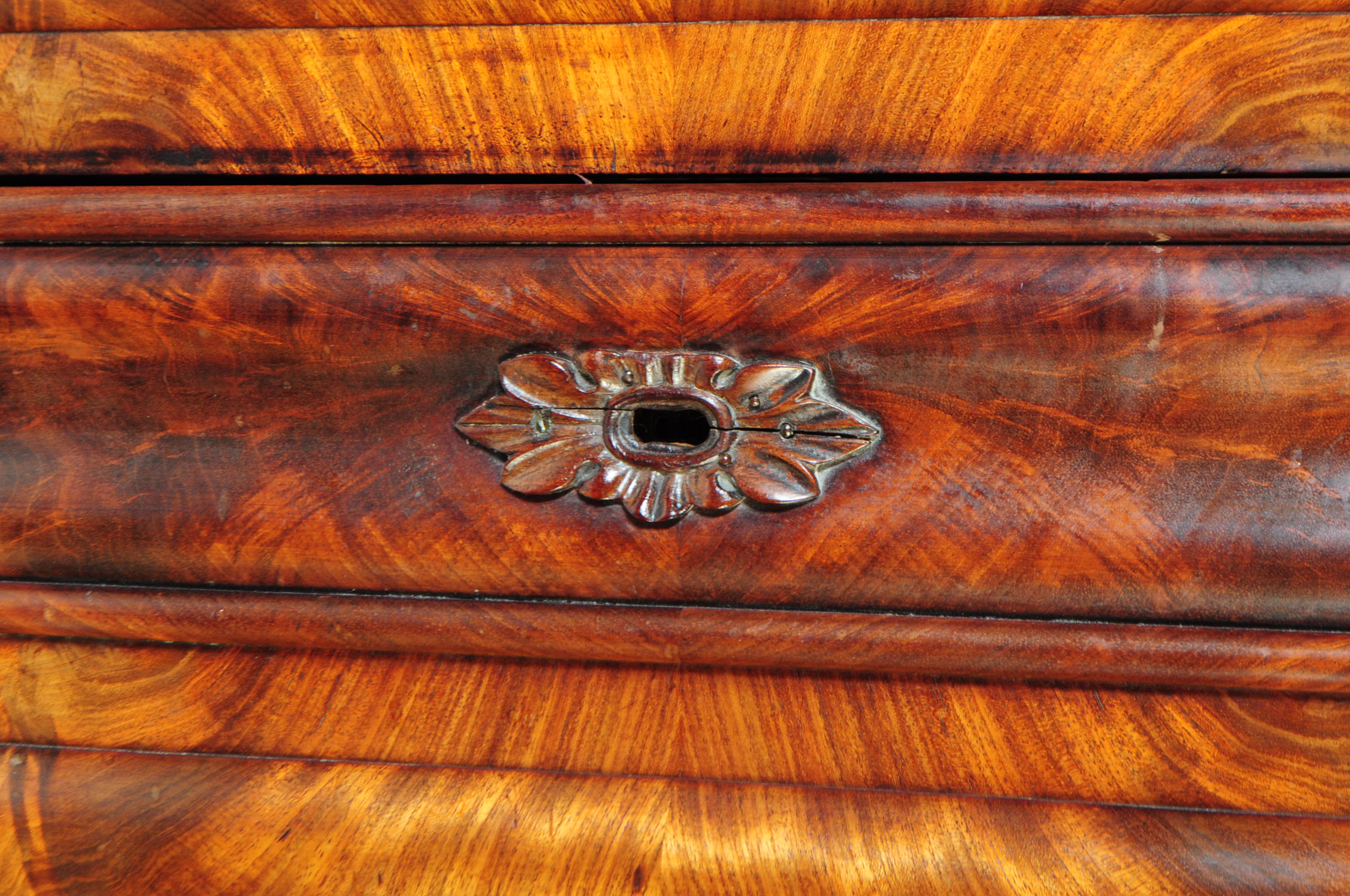 BIEDERMEIER FLAME MAHOGANY WARDROBE - Image 12 of 18