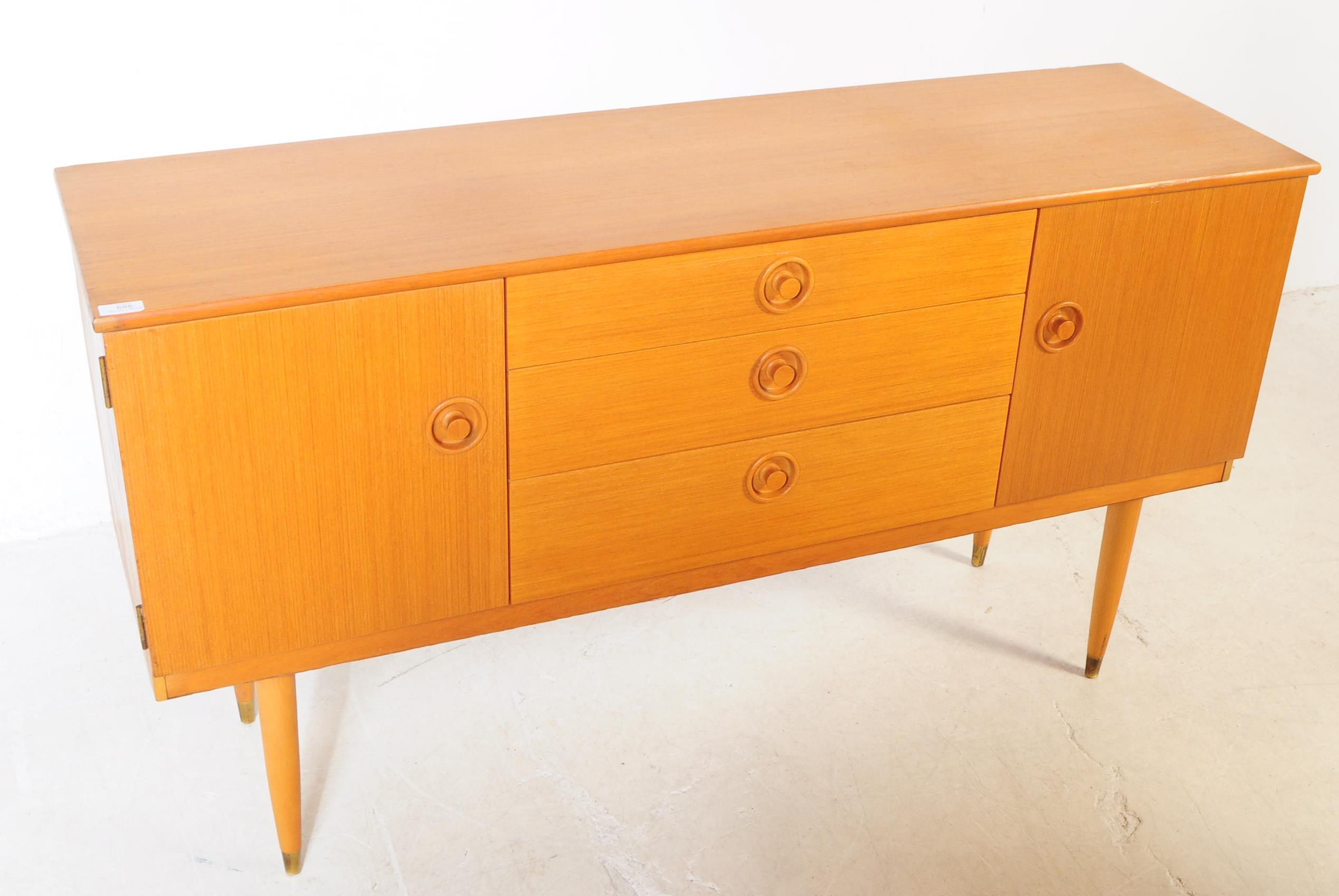 SCHREIBER - MID CENTURY OAK VENEER SIDEBOARD - Image 2 of 9