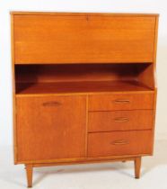 JENTIQUE - MID CENTURY TEAK BUREAU DESK