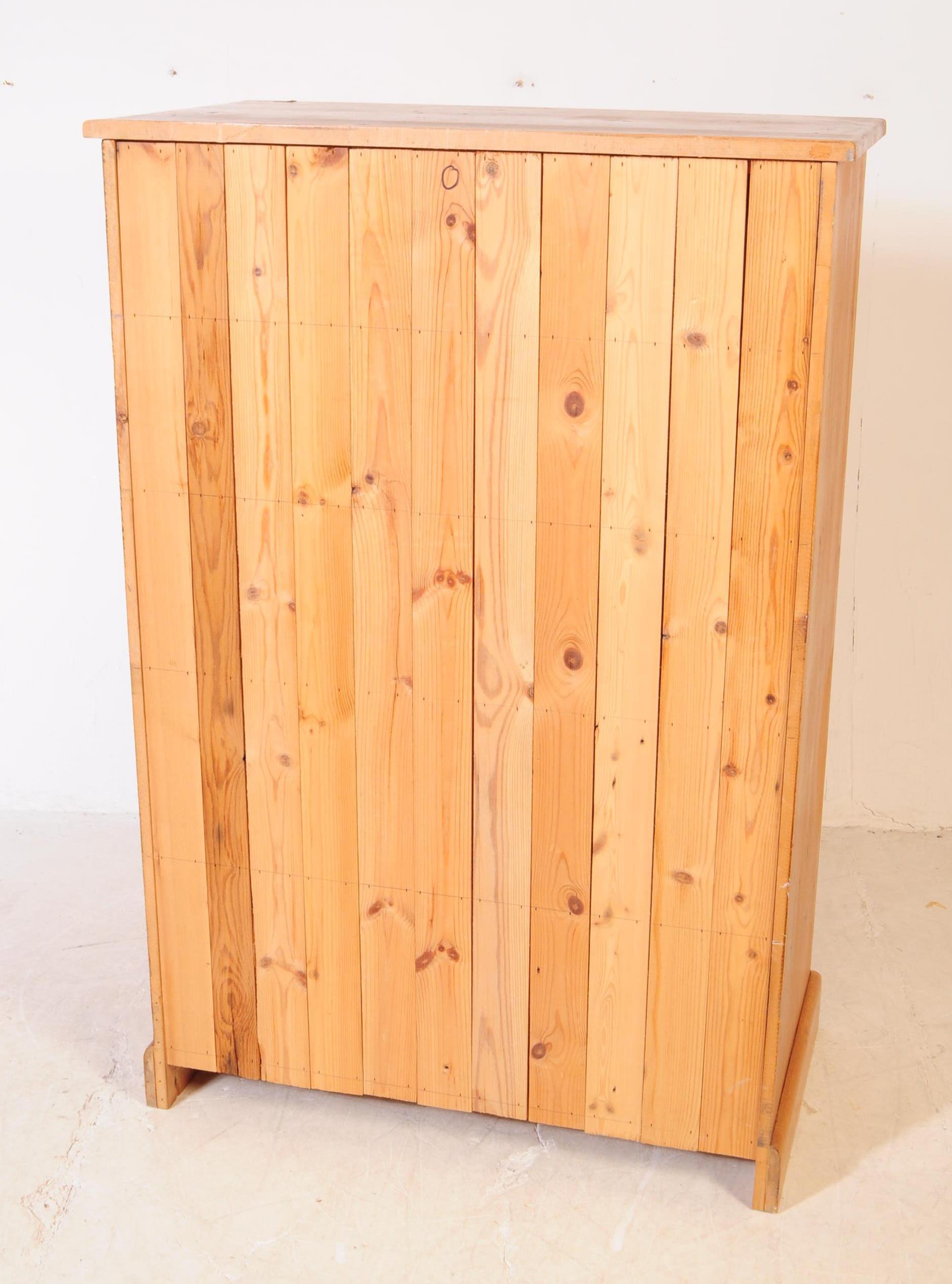 CONTEMPORARY COUNTRY PINE PEDESTAL CHEST OF DRAWERS - Image 4 of 5