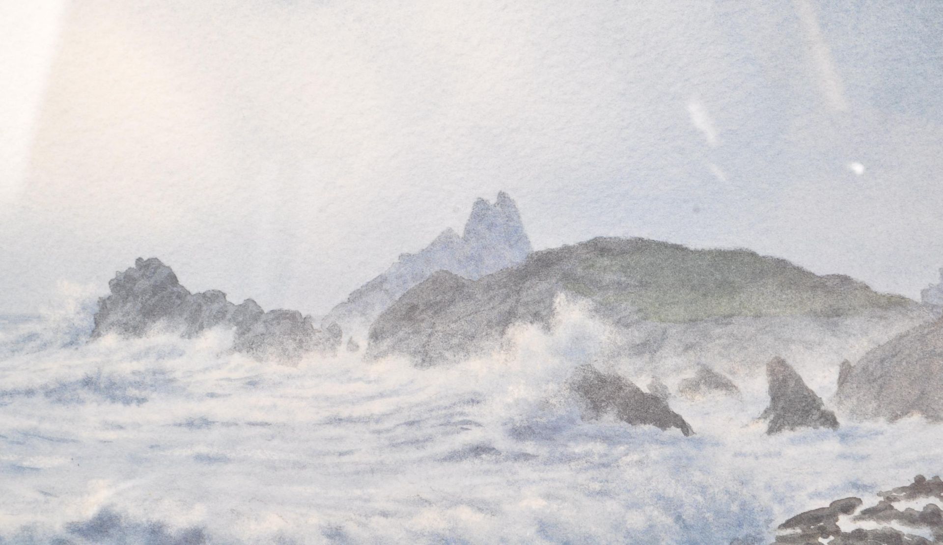 STEVEN THOR JOHANNESON - WATERCOLOUR PAINTING CORNWALL - Image 4 of 5