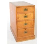 EARLY 20TH CENTURY CIRCA 1920S CAMPAIGN CHEST OF DRAWERS
