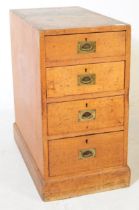 EARLY 20TH CENTURY CIRCA 1920S CAMPAIGN CHEST OF DRAWERS