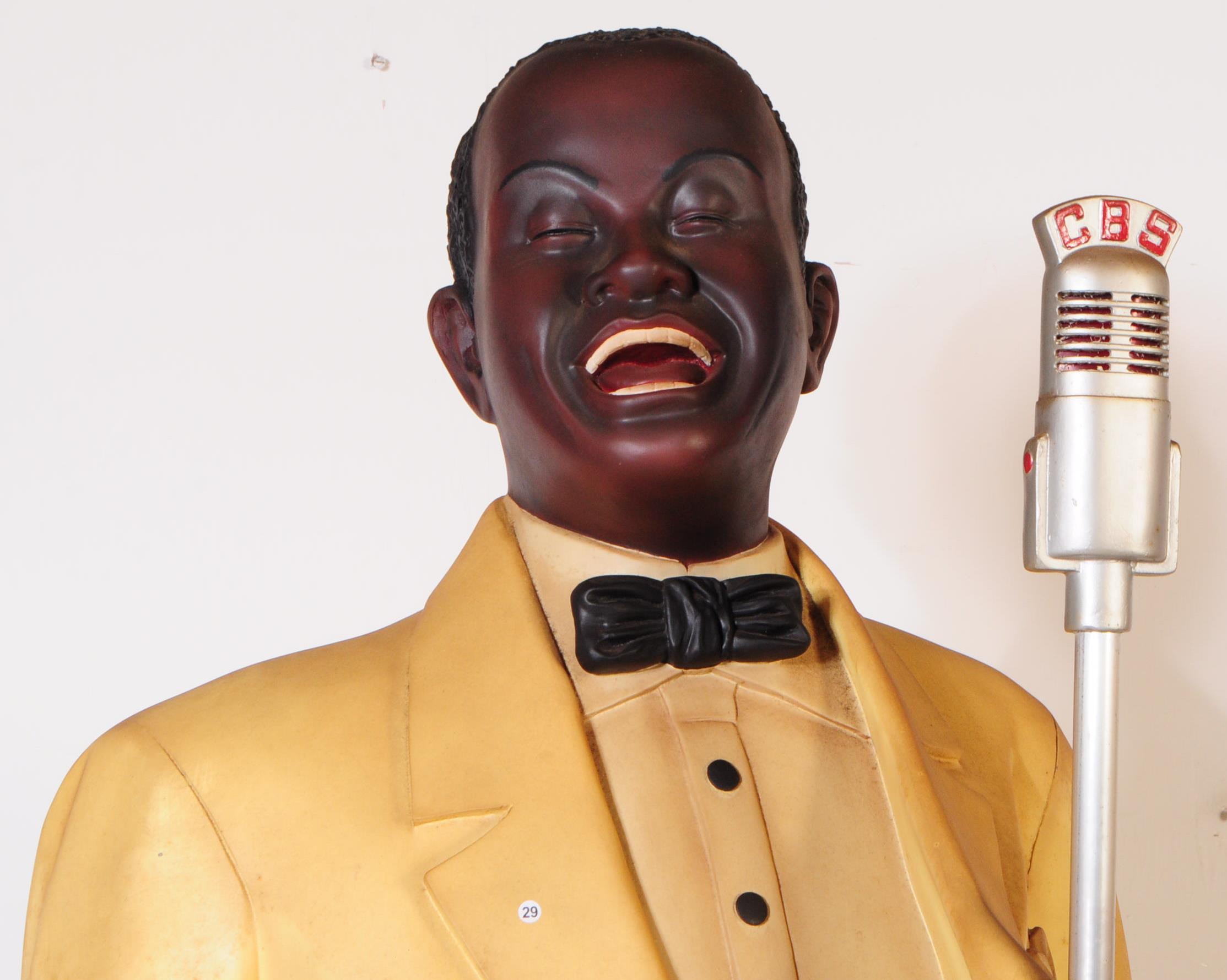 LIFE SIZE MID CENTURY THEATRE PRODUCTION MALE JAZZ SINGER - Image 2 of 4