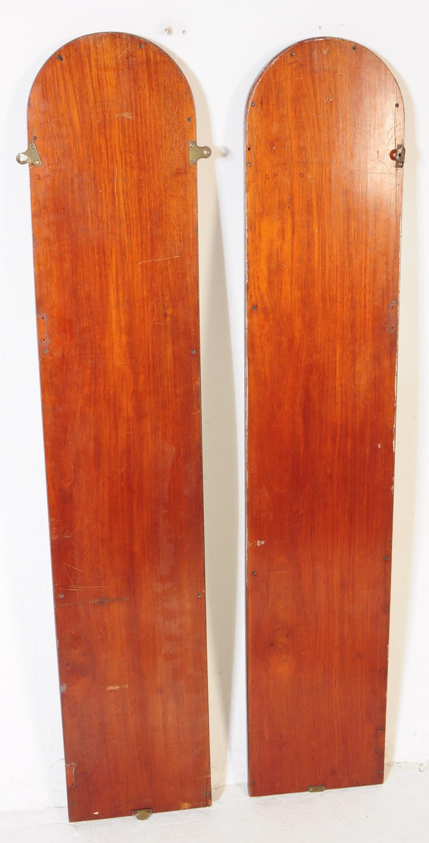 PAIR OF 1920S ELONGATED ARCHED WALL MIRRORS - Image 4 of 5