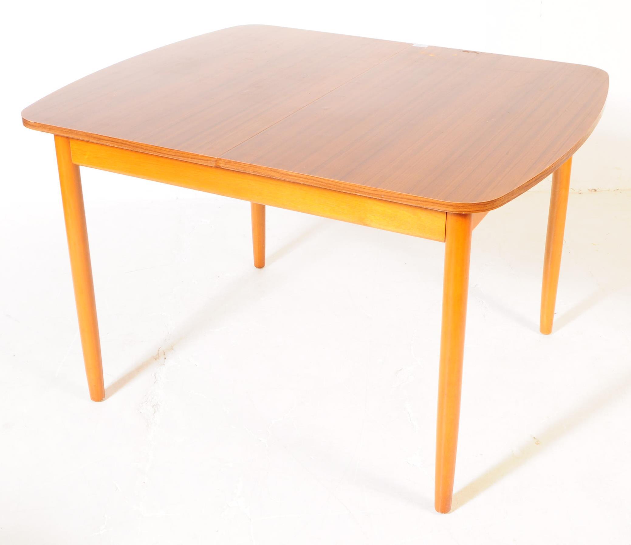 BRITISH MODERN DESIGN - MID CENTURY DINING TABLE & CHAIRS - Image 7 of 7