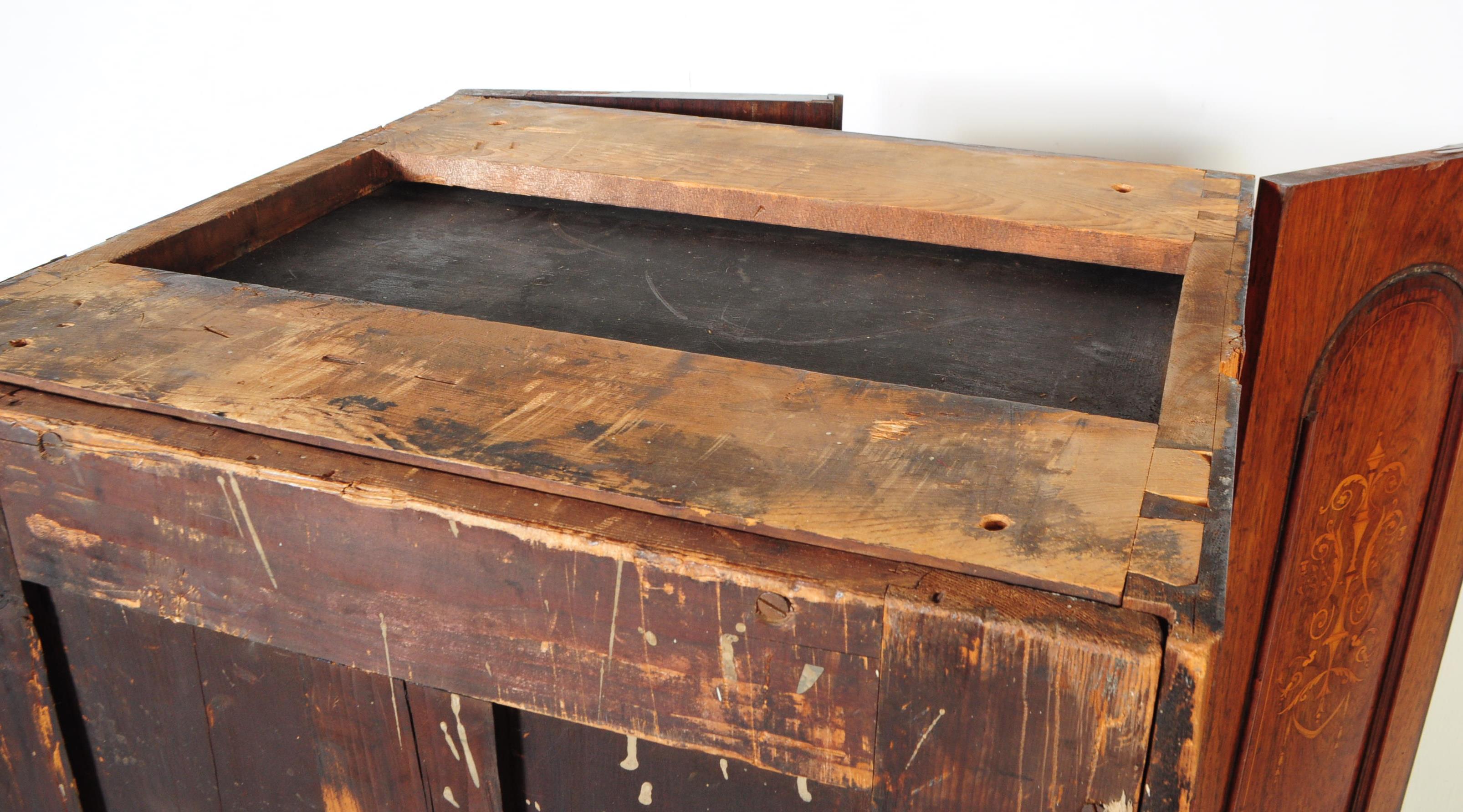 EDWARDIAN INLAID MAHOGANY SECURITY SAFE - Image 11 of 11