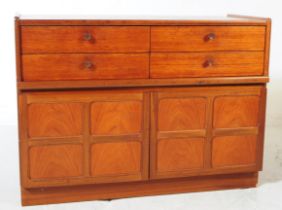 NATHAN SQUARES - MID CENTURY TEAK SIDEBOARD