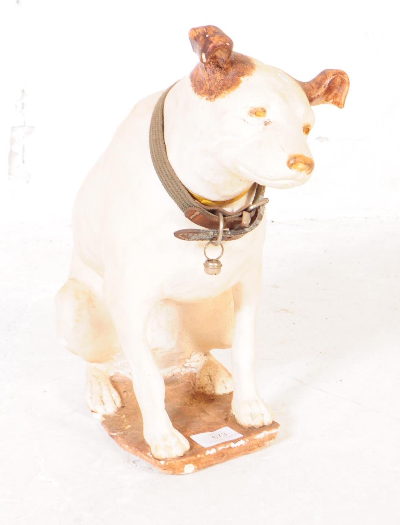 HMV - HIS MASTER'S VOICE - MID CENTURY NIPPER DOG FIGURINE