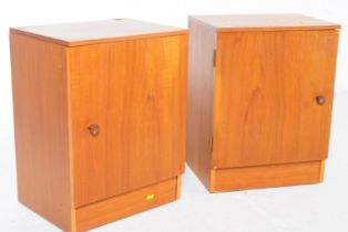 BRITISH MODERN DESIGN - PAIR OF VINTAGE BEDSIDE CABINETS