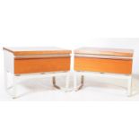 BCM BATH CABINET MAKERS 1960S BEDSIDE TABLES