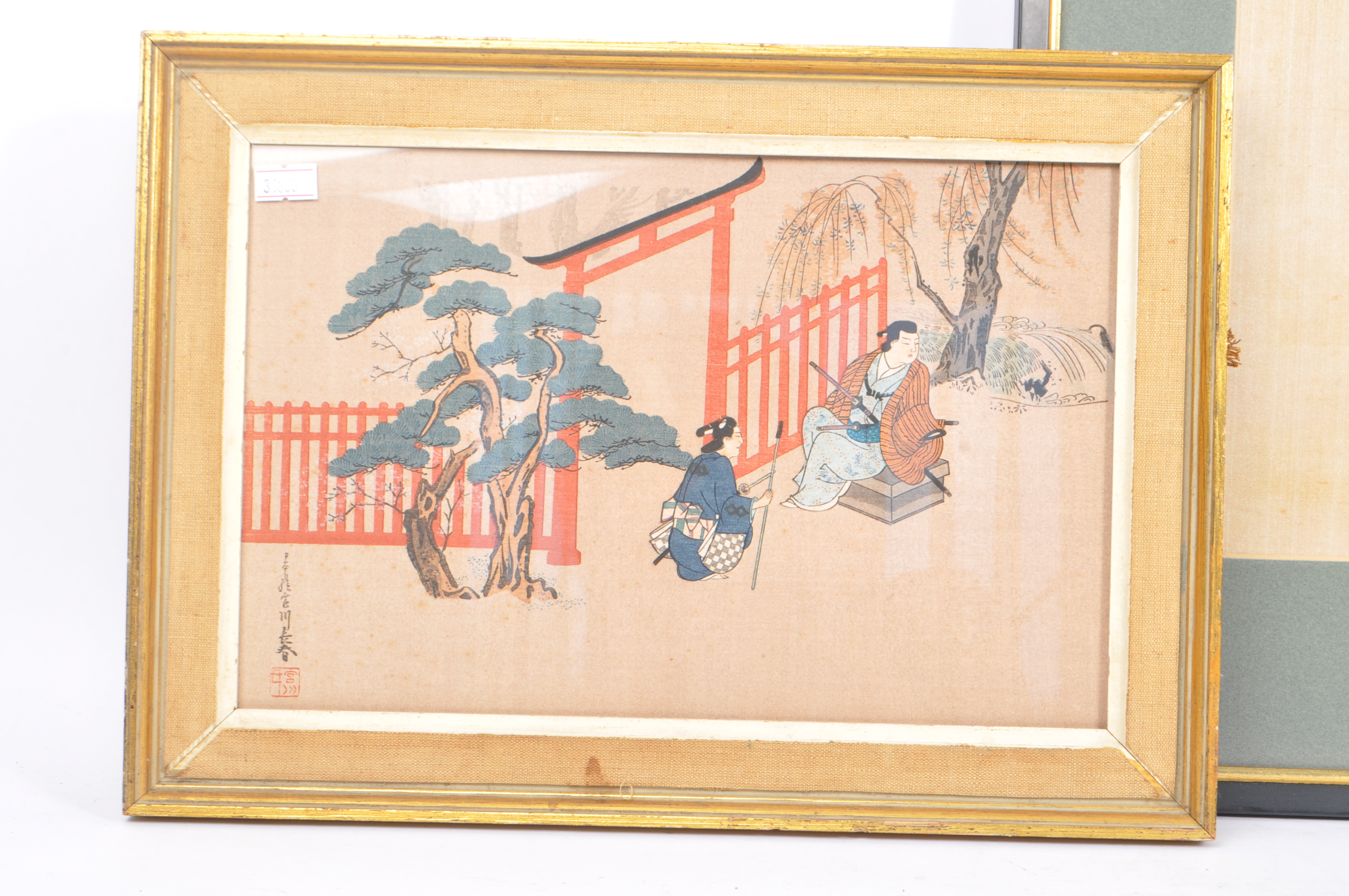 TWO 19TH CENTURY CHINESE AND JAPANESE PAINTINGS ON SILK - Image 2 of 8