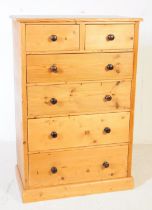 CONTEMPORARY COUNTRY PINE PEDESTAL CHEST OF DRAWERS