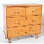 EARLY 20TH CENTURY PINE CHEST OF DRAWERS