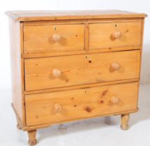 EARLY 20TH CENTURY PINE CHEST OF DRAWERS