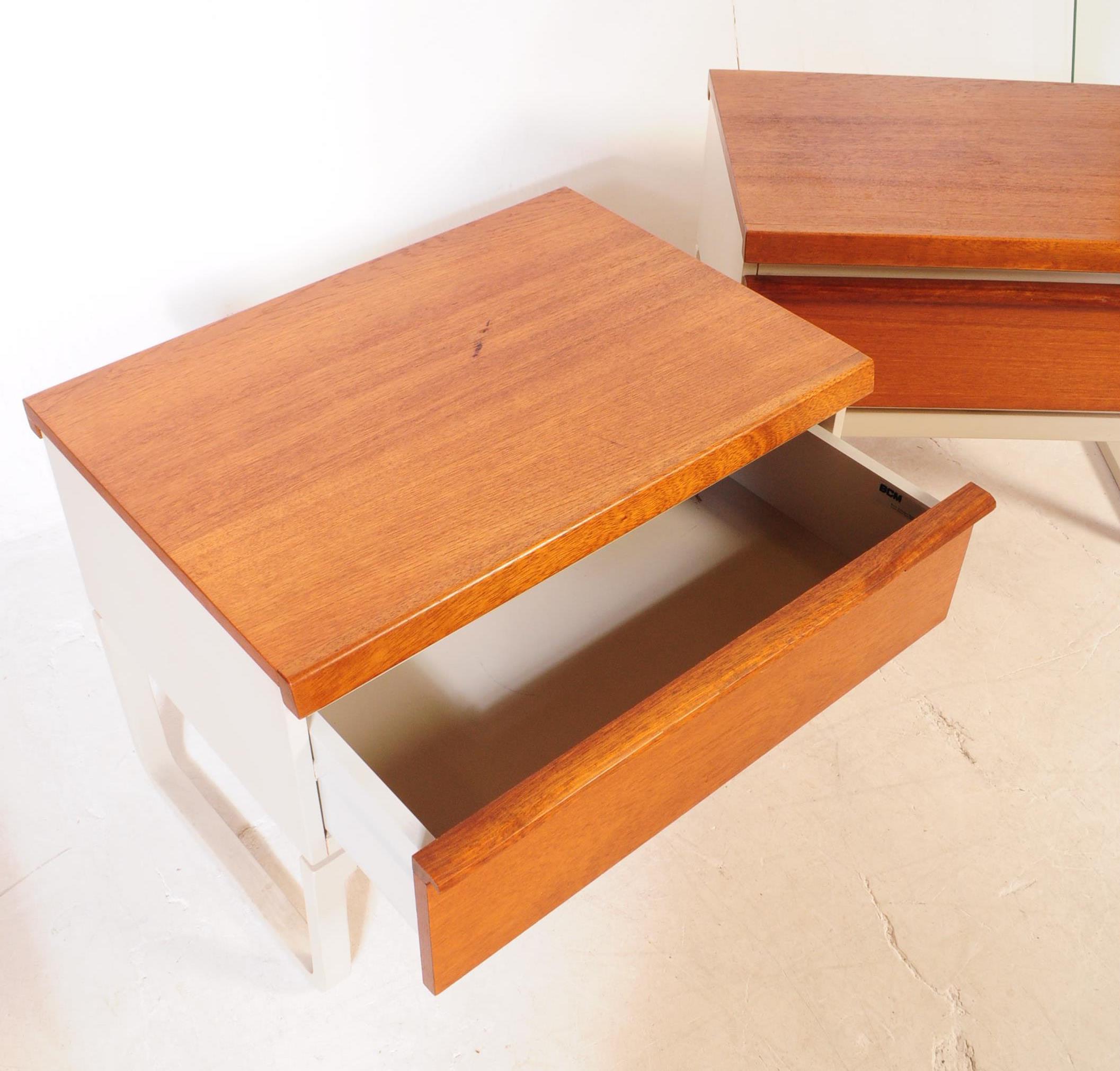 BCM BATH CABINET MAKERS 1960S BEDSIDE TABLES - Image 3 of 6