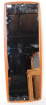 MID CENTURY ATOMIC TEAK WALL MIRROR