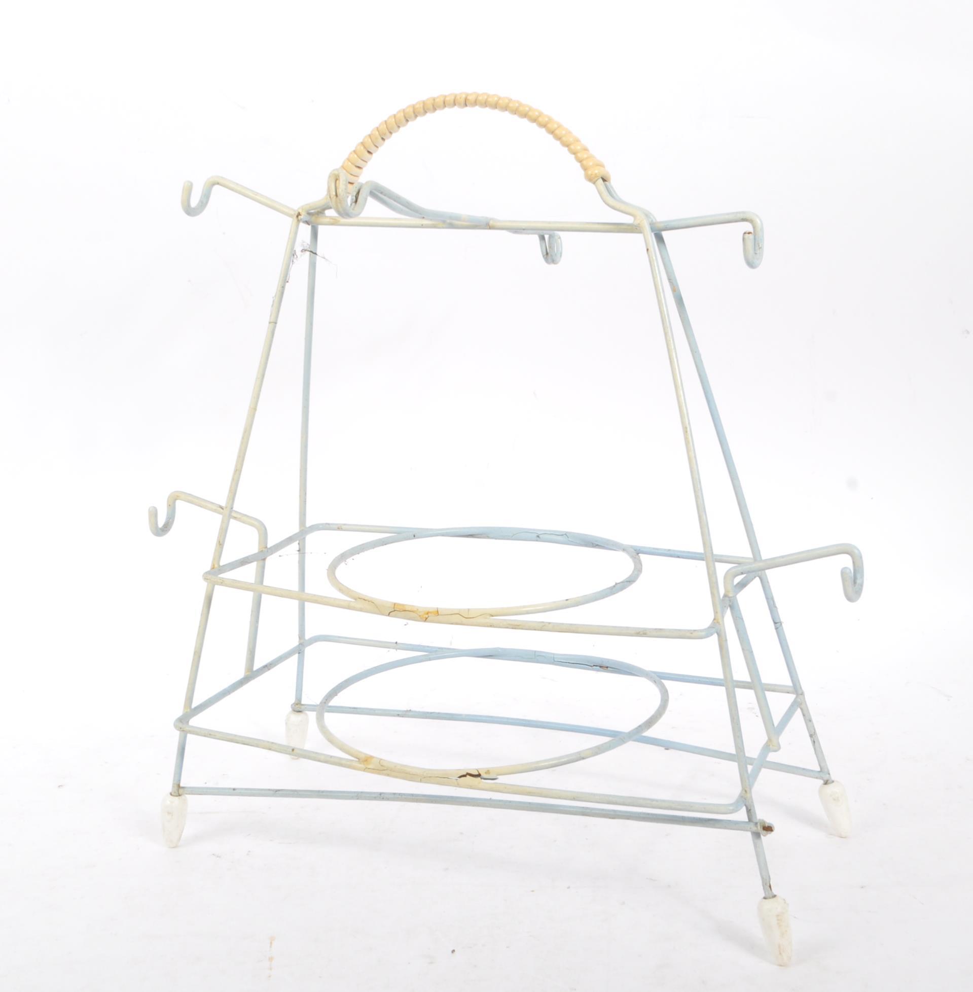 COLLECTION OF MID CENTURY WIRE RACKS - Image 3 of 5