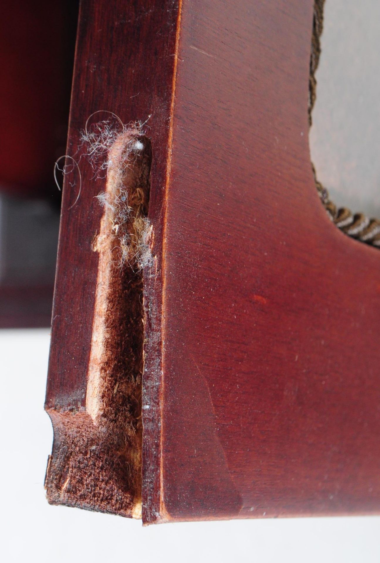 TEMPUS FUGIT - MAHOGANY VENEER LONGCASE CLOCK - Image 8 of 9