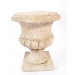 COMPOSITE STONE CAMPANA URN GARDEN PLANTER