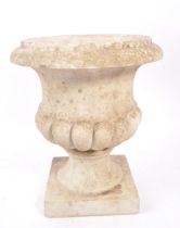 COMPOSITE STONE CAMPANA URN GARDEN PLANTER