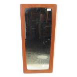 BRITISH MODERN DESIGN - MID CENTURY TEAK MIRROR