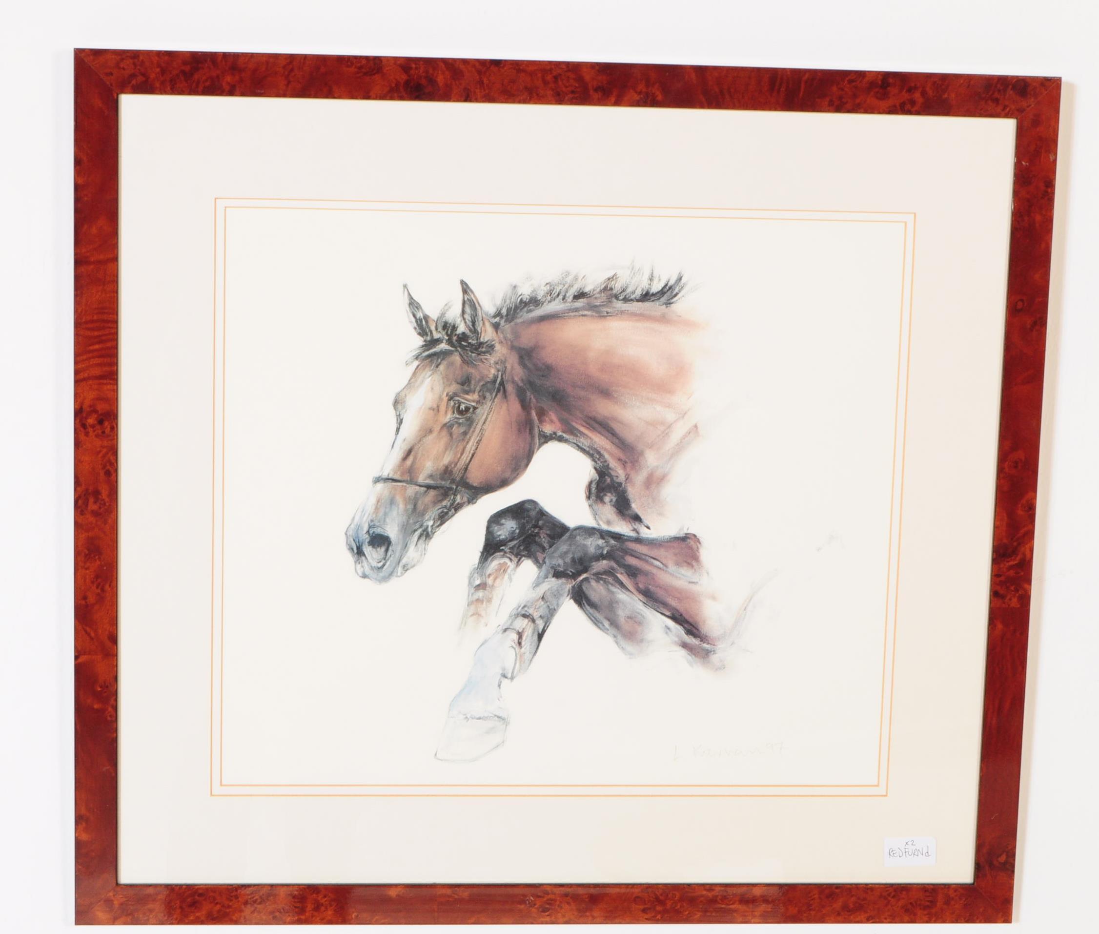 LYDIA KIERNAN - TWO LIMITED EDITION SIGNED EQUESTRIAN PRINTS - Image 2 of 3